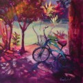 "I Wish" 12" X 12", acrylic on vellum.