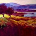 View From the 18th Hole, Oil on canvas 36" x 48"